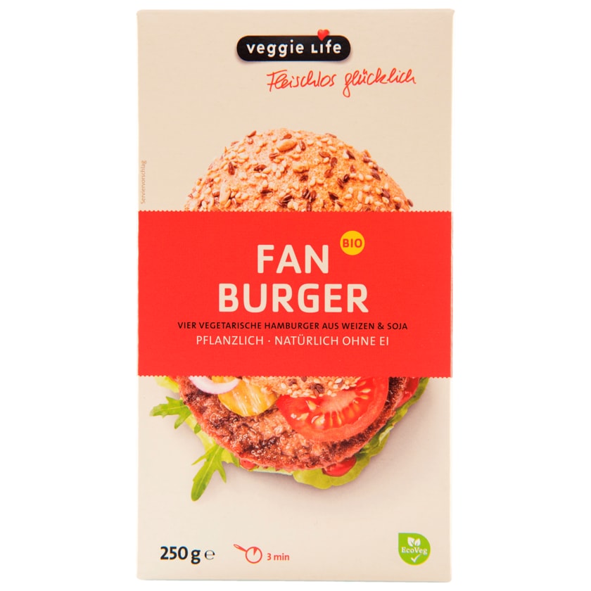 Veggie Life Bio Fanburger 250g